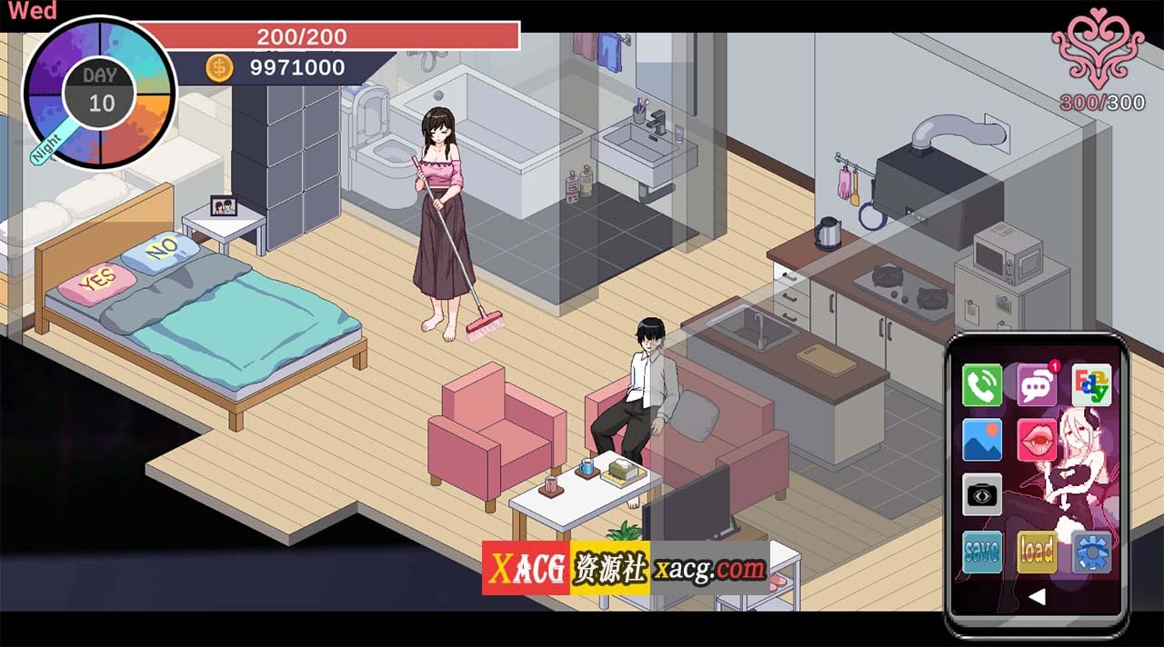 【像素SLG/动态/官中】NTR狂徒 Ntraholic V4.2.2c中文版【更新/6G】-IS