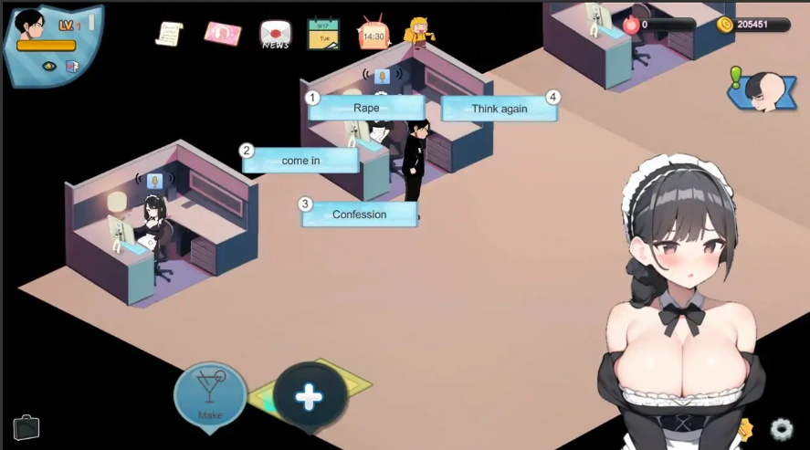 [SLG/中文] 黑山恋爱咖啡厅 BM Love Cafe Ver3.3.5 官方中文版电脑 [1.60G]-IS