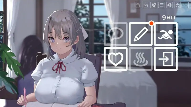 [SLG/汉化] 夏色课程～最后的夏天时光 机翻汉化版+存档 [1.3G]-IS