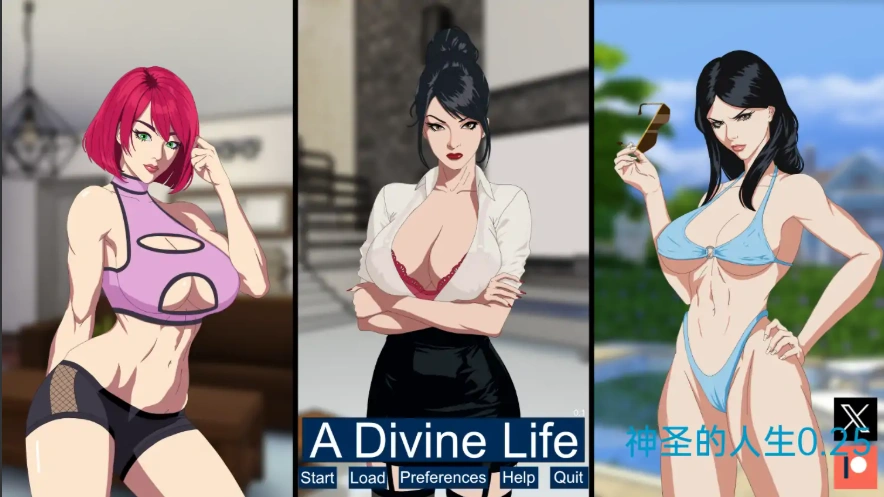 [欧美SLG/汉化] 神圣的生活 A Divine Life v0.25 PC+安卓汉化版 [500M]-IS