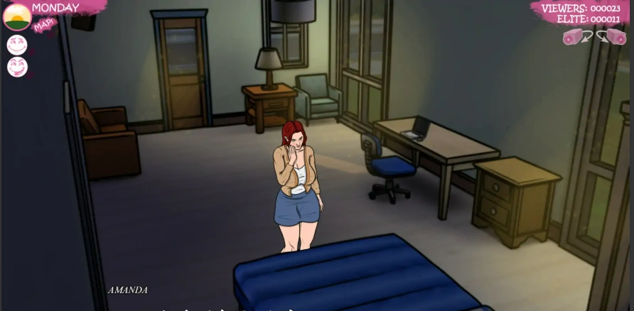 [2D欧美SLG/汉化] 欲望小镇阿曼达的色情之路 Lust Town，Amanda’Ss road to pornv0.8 PC+安卓 [3.6G]-IS