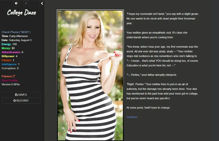 [HTML浏览器汉化] 大学狂热 大学迷迷糊糊 College Daze 0.517a 电脑 [4G]-IS