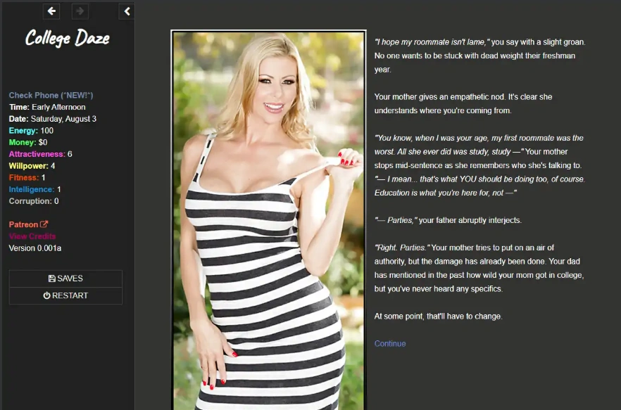 [HTML浏览器汉化] 大学狂热 大学迷迷糊糊 College Daze 0.540b浏览器中文 电脑 [4G]-IS