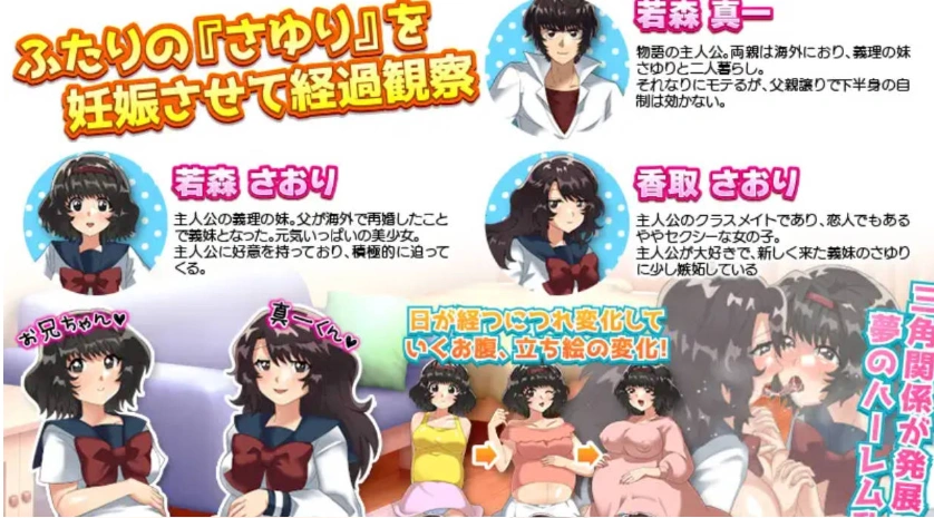 [RPG/汉化] 双胞胎姐妹怀孕观察日记 内嵌汉化版 [PC+安卓] [800M-IS