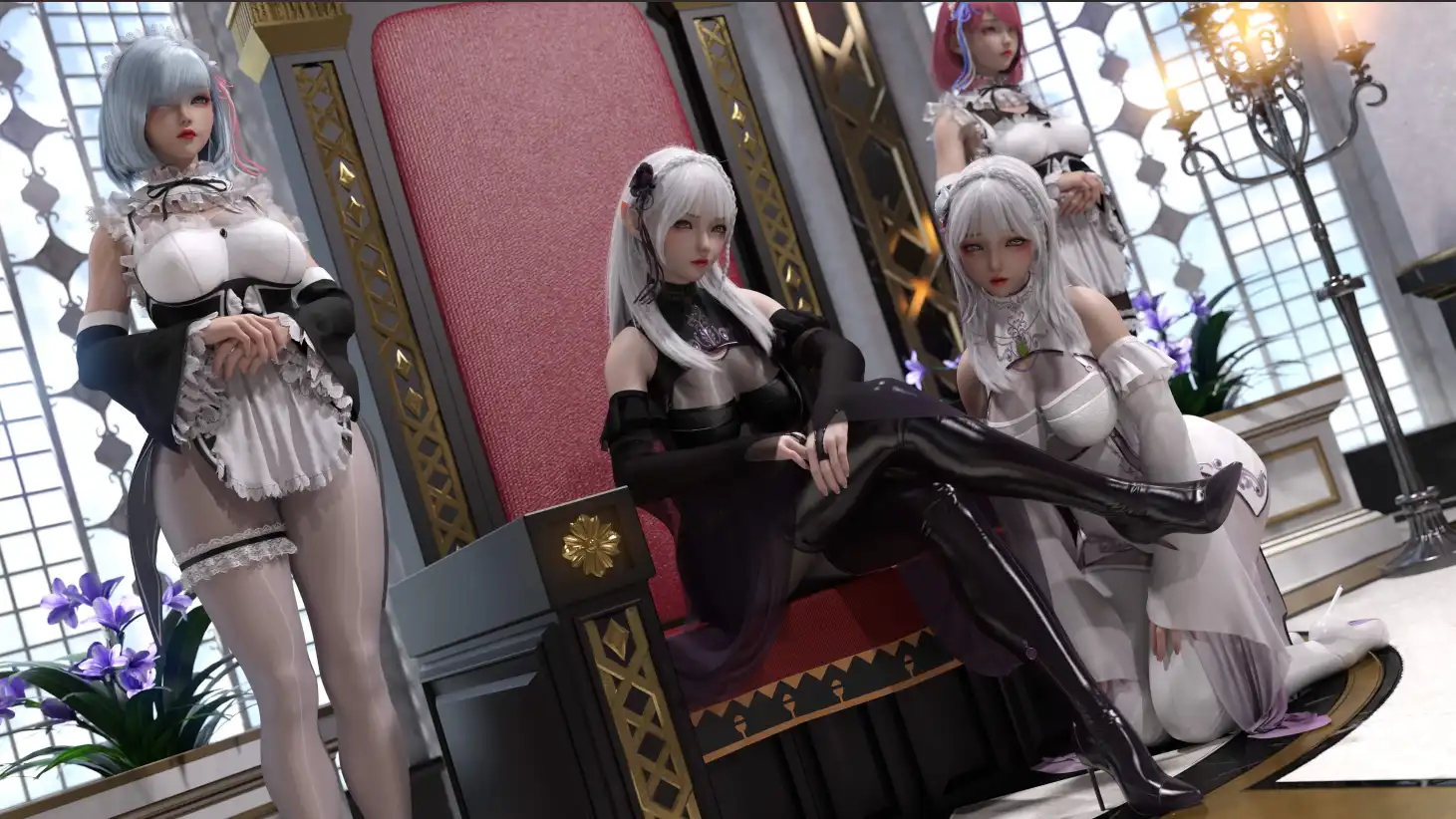 【3D/全彩/無修】我的女友分身們01-13+原畫01-13+特典01-06[黑絲]【738MB】-IS