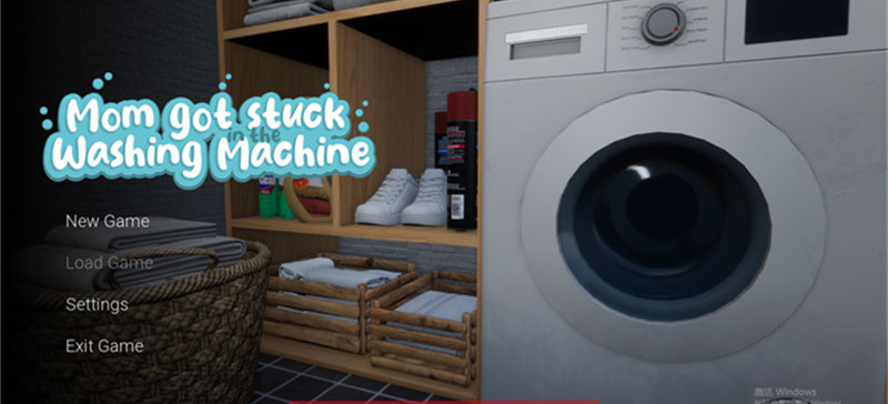 【3D沙盒/壁尻/全動态】媽媽被困在洗衣機裏了 Ver1.8完結版+通關存檔【PC/新作/1.6G】-IS