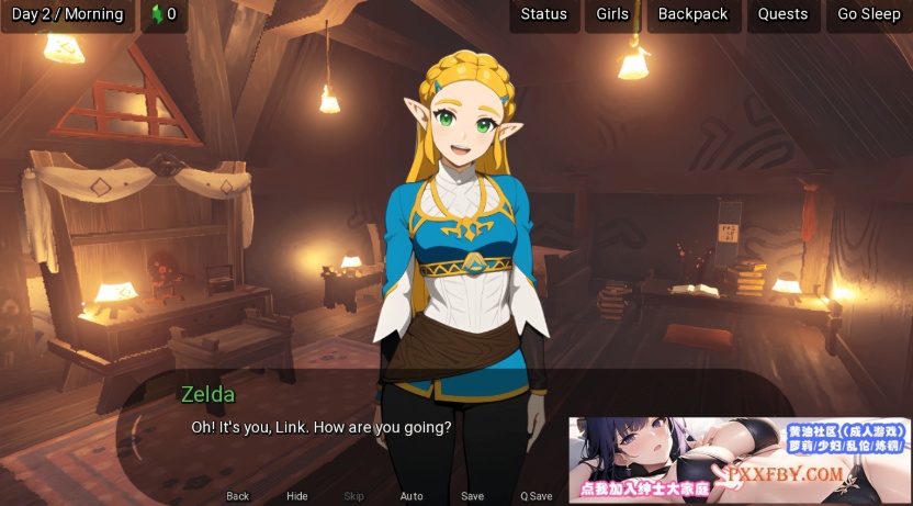 [欧美] [日系SLG/汉化]海拉鲁之恋V0.6.0 汉化版[PC+安卓][FM/320M/夸克]-IS